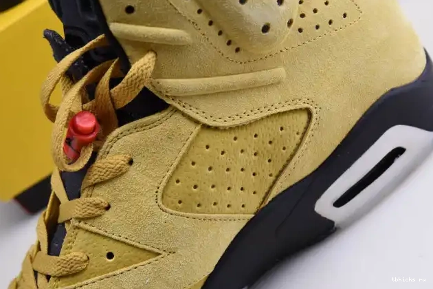 Cheap TB SCOTT CN1084-300 AIR TRAVIS YELLOW X JORDAN 6 0509
